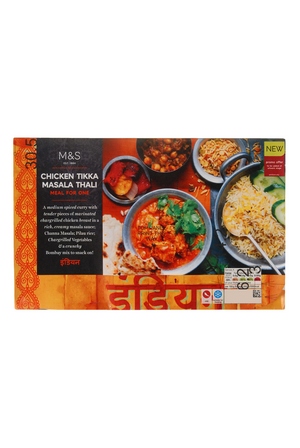 marks-and-spencer-Chicken Tikka Masala Thali 500g £5.00